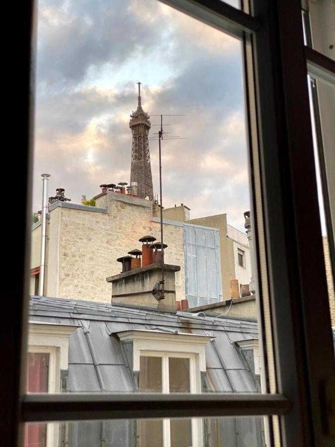 Modern Appartement W/ Tour Eiffel View In The 7Th Paris Ngoại thất bức ảnh